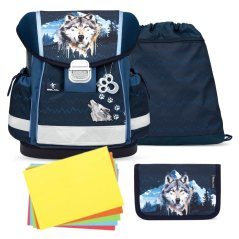 School bag Belmil 403-13 Classy Northern Alpha (set with pencil case and gym bag) + GIFT
