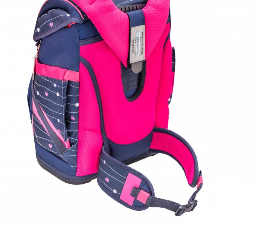 School backpack Belmil 405-51 Smarty Simple Heart 2 (set with pencil case and gym bag)