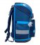 Školní aktovka Belmil 405-41 Compact Racing Blue Neon (set s penálem a sáčkem) + DÁREK