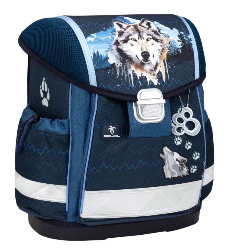 Školní aktovka Belmil 403-13 Classy Northern Alpha (set s penálem a sáčkem) + DÁREK