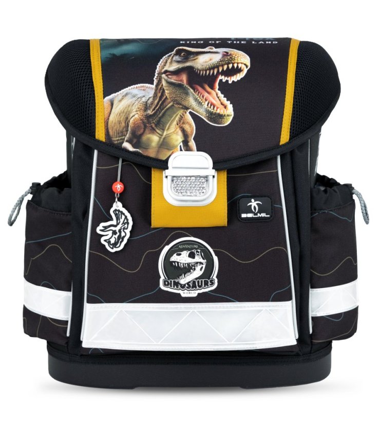 Školní aktovka Belmil 403-13 Classy Roar Storm (set s penálem a sáčkem) + DÁREK