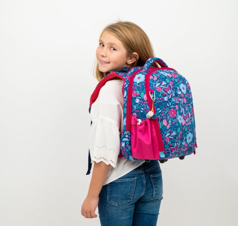 School bag Belmil 338-82 Sturdy Butterfly (set with pencil case)