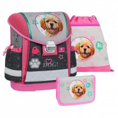 School bag Belmil 403-13 Classy I love My Dog (set with pencil case and gym bag)