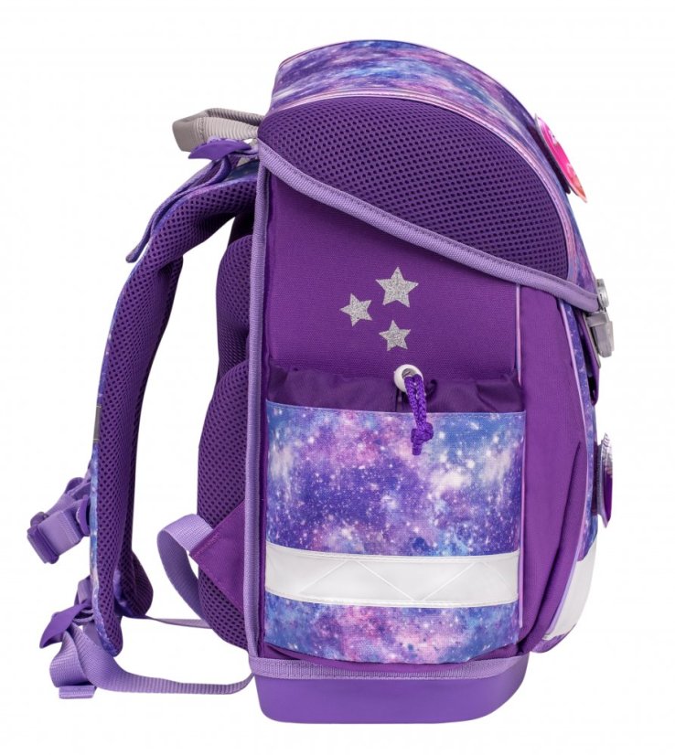 School bag Belmil 403-13 Classy Violet Universe (set with pencil case and gym bag) + GIFT