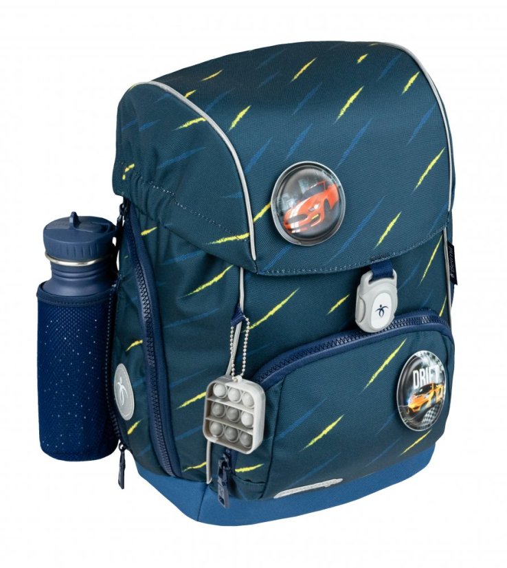 Školní batoh Belmil Premium 405-73/P Comfy Plus Orion blue (set s penálem, pouzdrem, sáčkem a 4 nálepky)