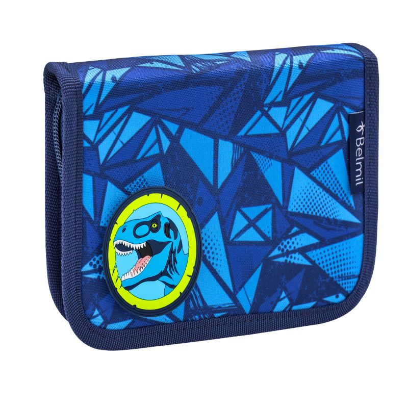 School backpack Belmil Premium 405-73/P Comfy Plus Glacier Blue (set with 2 pencil cases, gym bag and 4 patches)