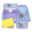 School bag Belmil 405-33 Mini-Fit Purple Blue Butterfly (set with pencil case and gym bag) + GIFT