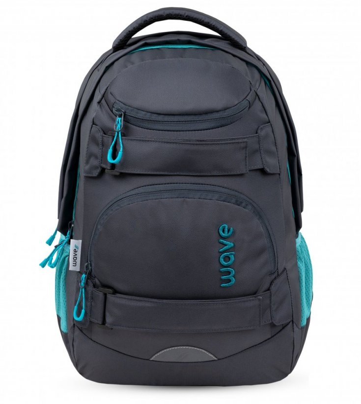 School backpack Belmil Wave 338-92 Infinity Move Grey Lagoon