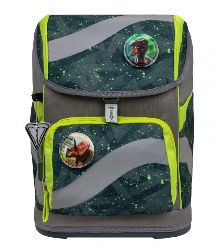 Školní batoh Belmil 405-51 Smarty Green Splash (set s penálem a sáčkem)