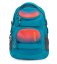 School backpack Belmil Wave 338-72 Infinity Ombre Neon Orange and Bluebird