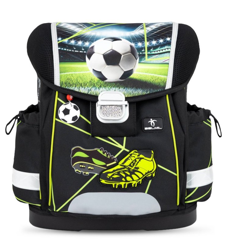 Tornister szkolny Belmil 403-13 Classy Champion`s Kick (zestaw z piórnikiem i workiem) + PREZENT