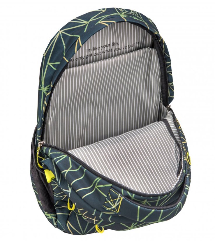Školní batoh Belmil Wave 338-72 Infinity Stripes Green