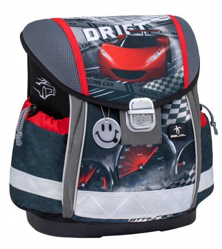 School bag Belmil 403-13 Classy Drift Racing (set with pencil case and gym bag)