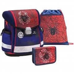 School bag Belmil 403-13 Classy Spiders (set with pencil case and gym bag)