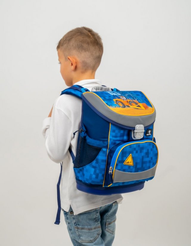 School bag Belmil 405-33 Mini-Fit Bulldozer (set with pencil case and gym bag)
