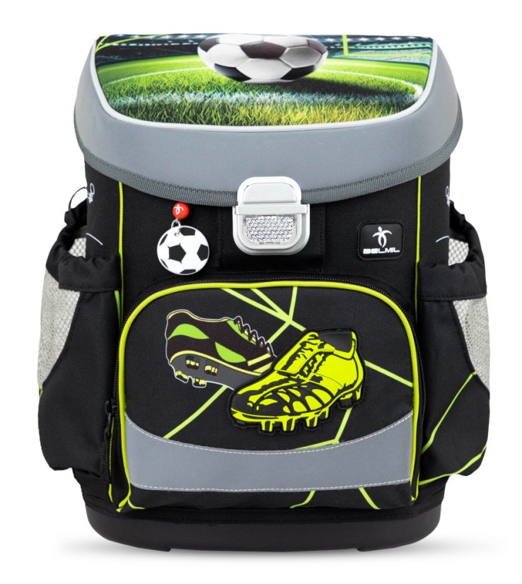 Školní aktovka Belmil 405-33 Mini-Fit Champions's Kick (set s penálem a sáčkem) + DÁREK