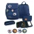 School backpack Belmil Premium 405-73/P Comfy Plus Topographic (set with 2 pencil cases, gym bag and 4 patches)
