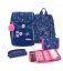 Plecak szkolny Belmil Premium 405-73/P Comfy Plus Sapphire (zestaw z 2 piórnikami i workiem)