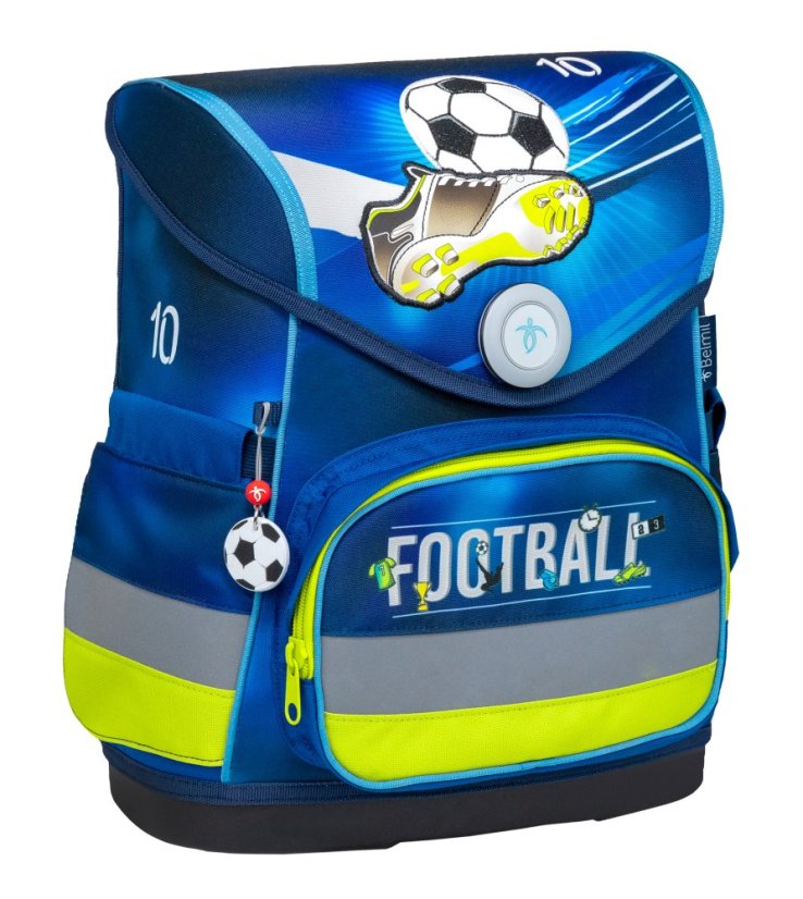 Školní aktovka Belmil 405-41 Compact Kick the Ball (set s penálem a sáčkem) + DÁREK