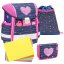Školská taška Belmil 403-13 Classy Simple Hearts (set s peračníkom a vreckom) + DARČEK