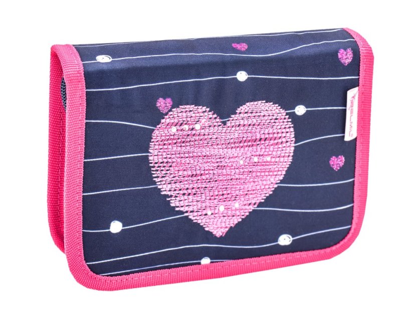 Školská taška Belmil 403-13 Classy Simple Hearts (set s peračníkom a vreckom) + DARČEK