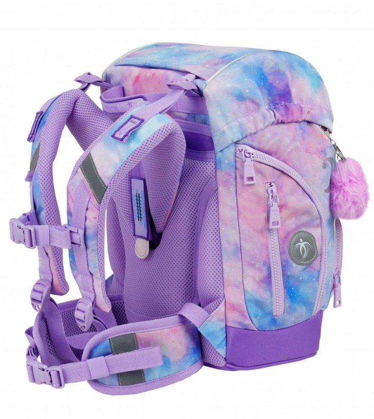 School backpack Belmil Premium 405-73/P Comfy Plus Moonlight (set with 2 pencil cases, gym bag and 6 patches)