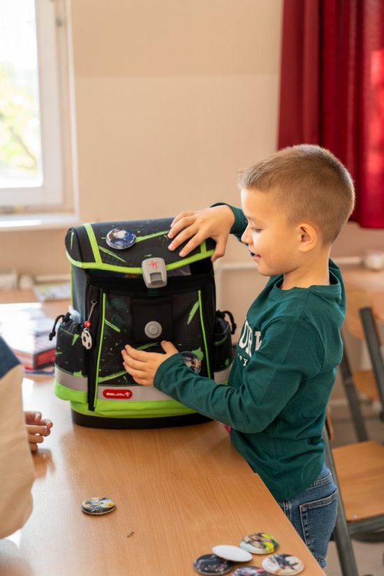 School bag Belmil 405-78 Classy Plus Neon Sport (set with pencil case and gym bag)
