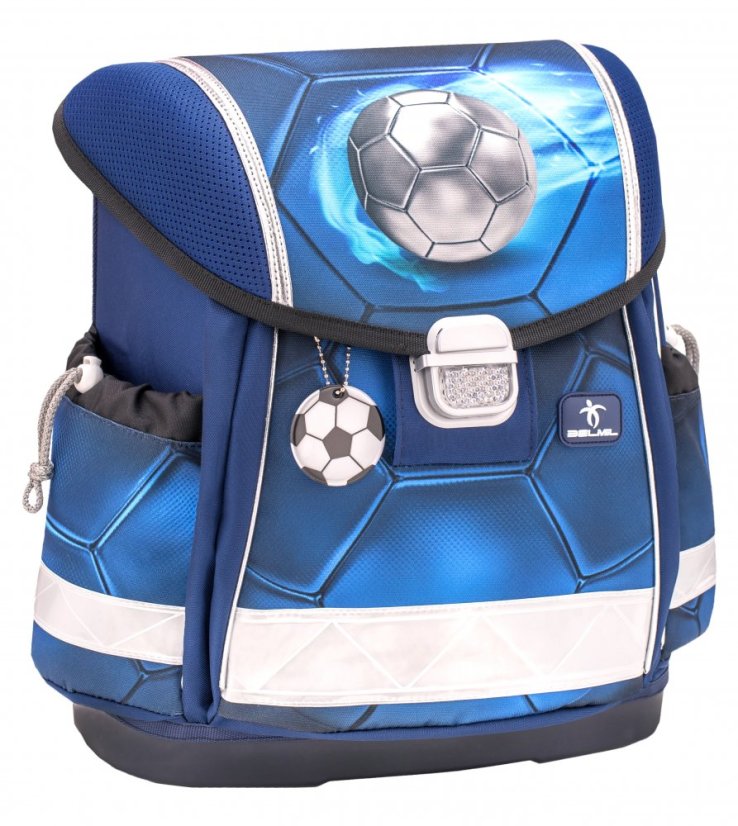 Školská taška Belmil 403-13 Classy Football 4 (set s peračníkom a vreckom) + DARČEK