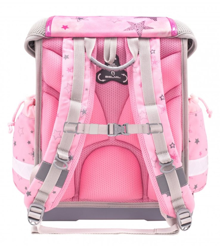 Školní aktovka Belmil 403-13 Classy Ballet Light Pink (set s penálem a sáčkem) + DÁREK