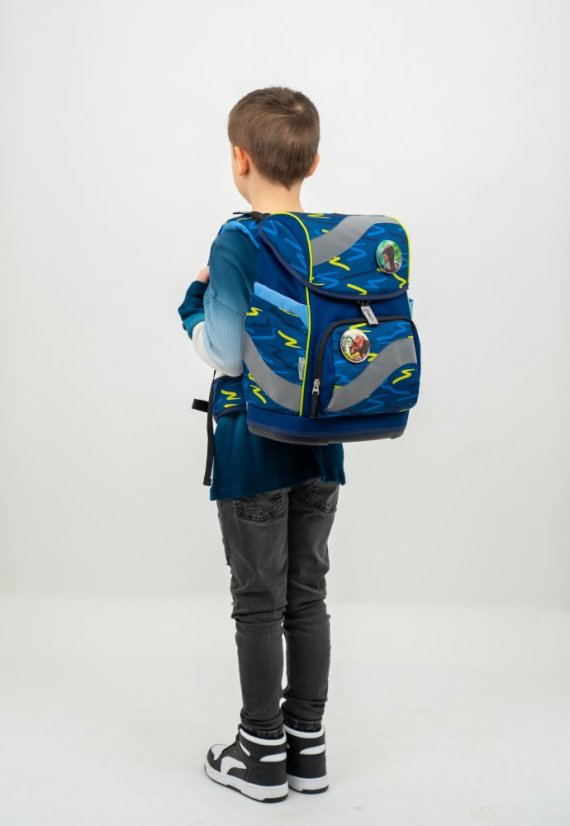 Školní batoh Belmil 405-51 Smarty Sketch Lime Green (set s penálem a sáčkem) + DÁREK