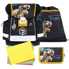 School bag Belmil 403-13 Classy Roar Storm (set with pencil case and gym bag) + GIFT