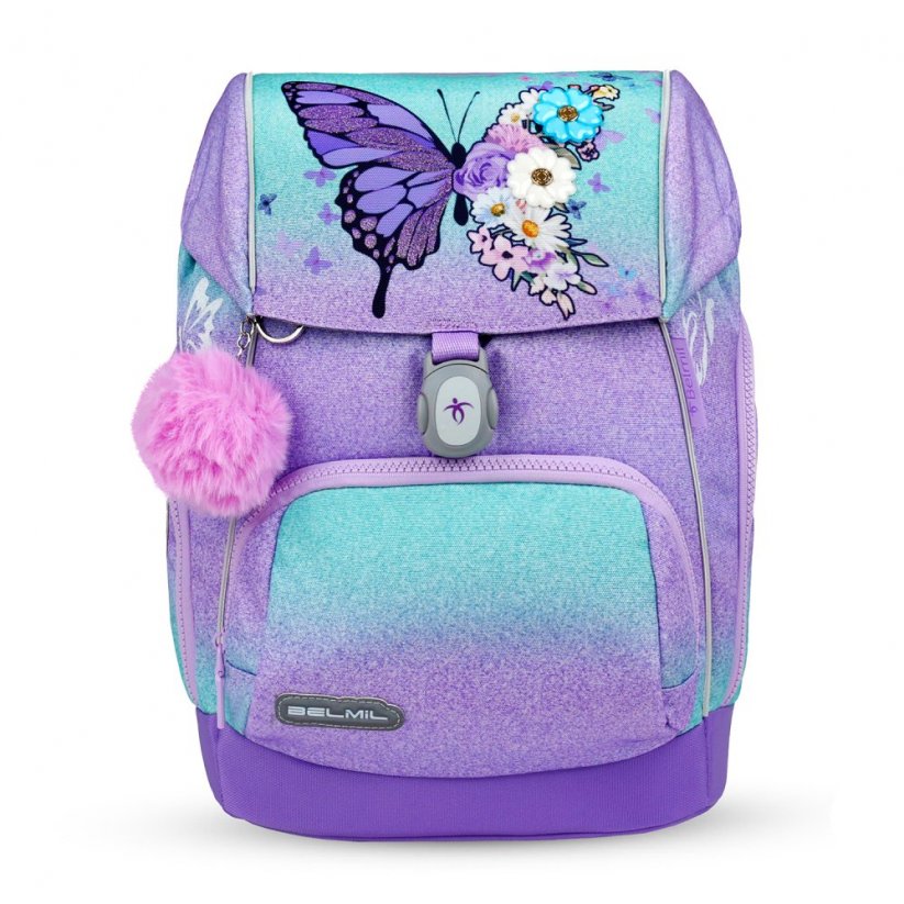 Školní batoh Belmil Premium 405-73/P Comfy Plus Serenity (set s penálem, pouzdrem  a sáčkem)