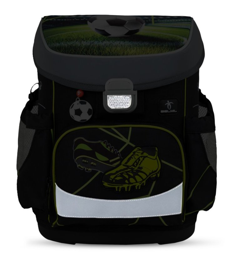 Školní aktovka Belmil 405-33 Mini-Fit Champions's Kick (set s penálem a sáčkem) + DÁREK