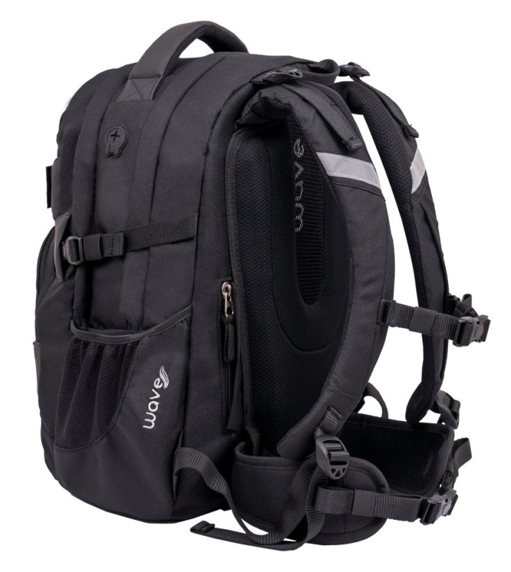 School backpack Belmil Wave 338-72 Infinity Posh Black