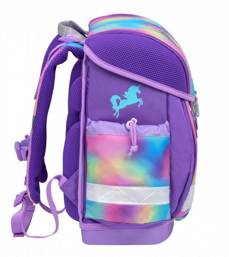 Iskolatáska Belmil 403-13 Classy Rainbow Color (szett táska, tolltartó, tornazsák)