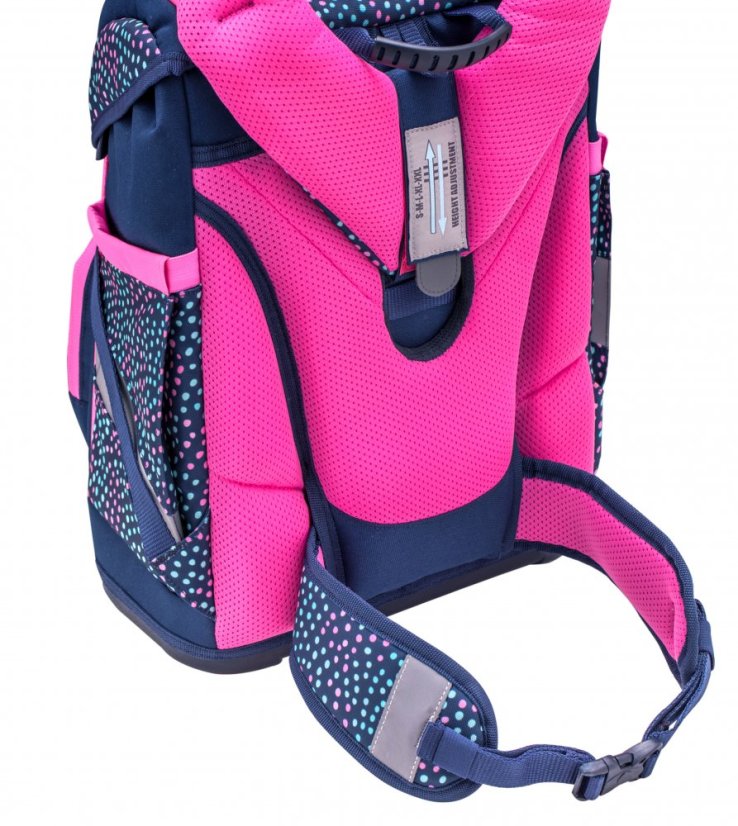School backpack Belmil 405-51 Smarty Amazing Polka Dot 2 (set with pencil case and gym bag)
