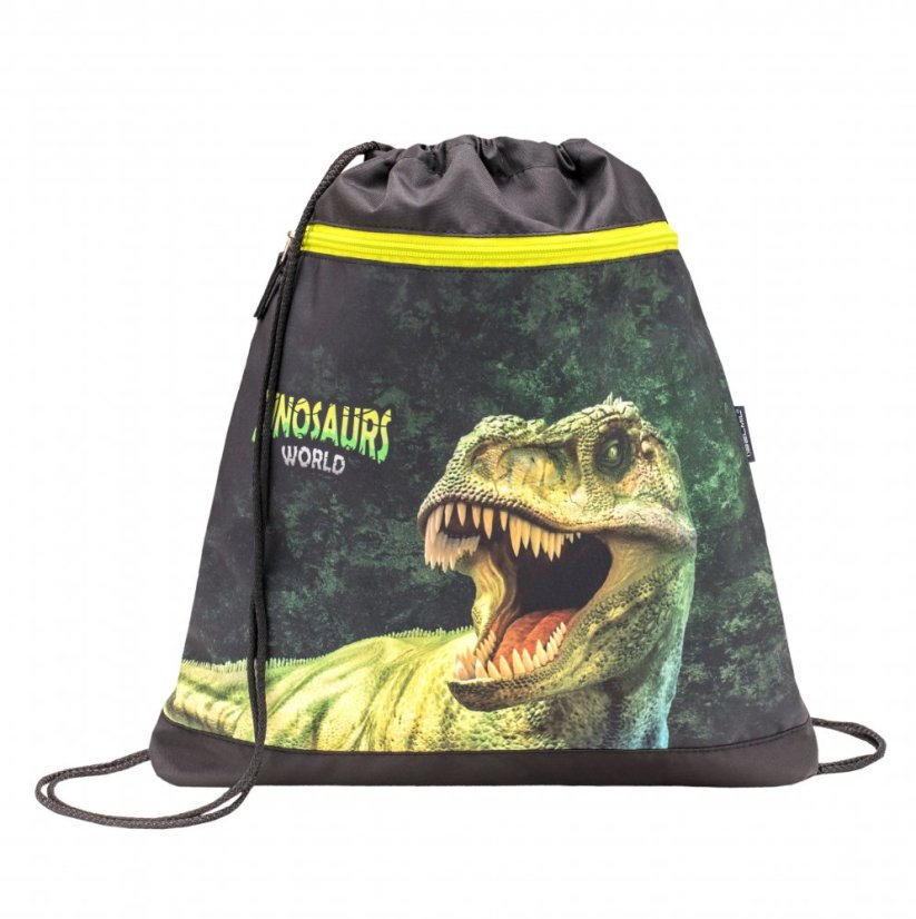 Školní aktovka Belmil 403-13 Classy Dinosaur World 2 (set s penálem a sáčkem) + DÁREK