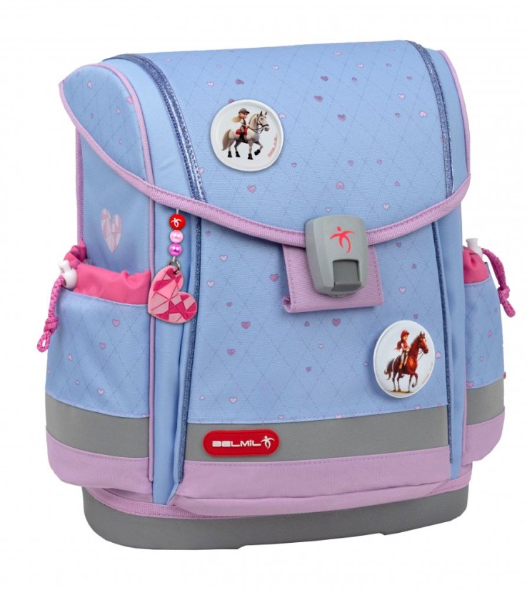 Školní aktovka Belmil 405-78 Classy Plus Lavander (set s penálem a sáčkem) + DÁREK