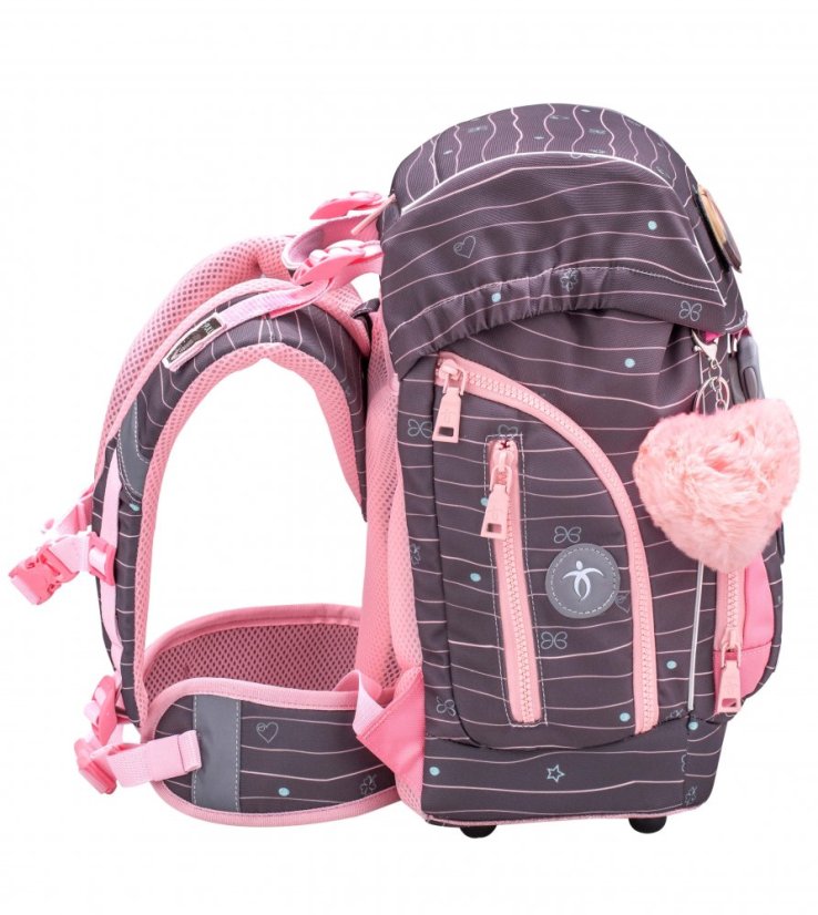 Školní batoh Belmil Premium 405-73/P Comfy Plus Mint (set s penálem, pouzdrem, sáčkem a 6 nálepek)