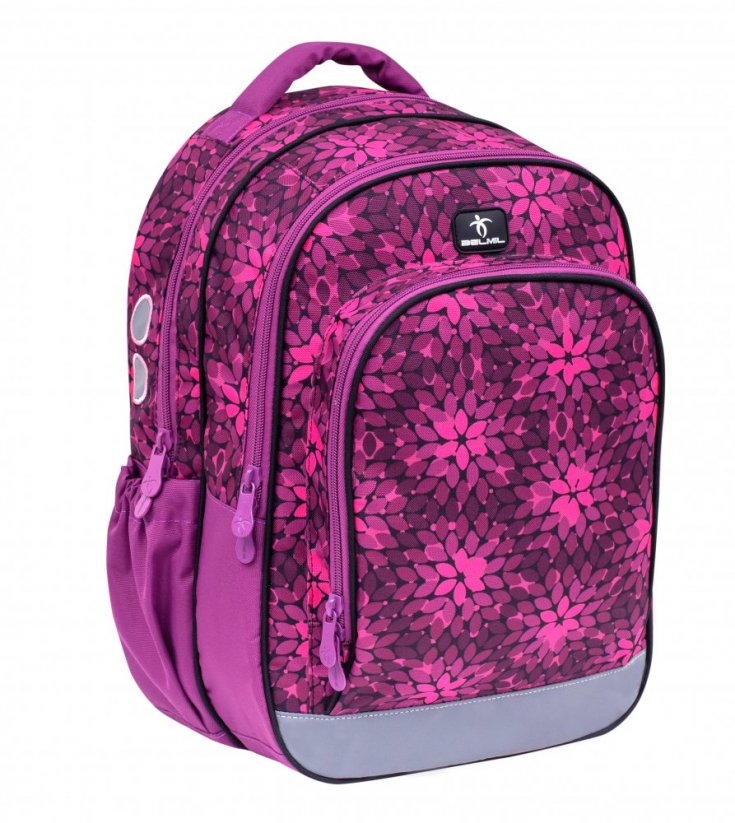 School backpack Belmil 338-35 Speedy Funny Flowers