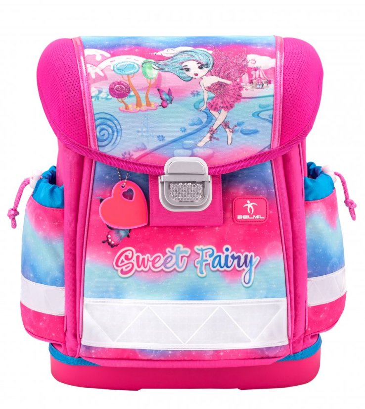 School bag Belmil 403-13 Classy Sweet Fairy (set with pencil case and gym bag) + GIFT