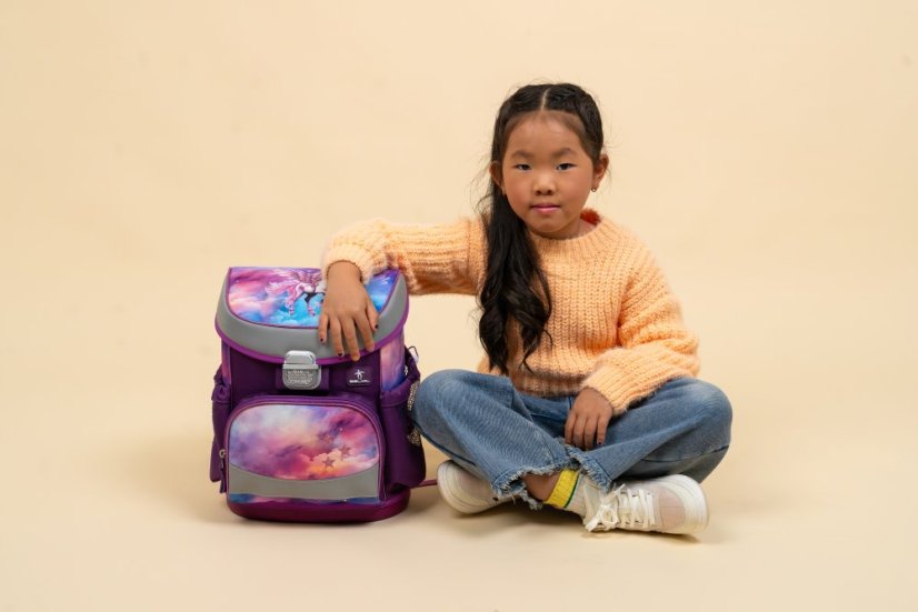 Školní aktovka Belmil 405-33 Mini-Fit Pegasus (set s penálem a sáčkem) + DÁREK