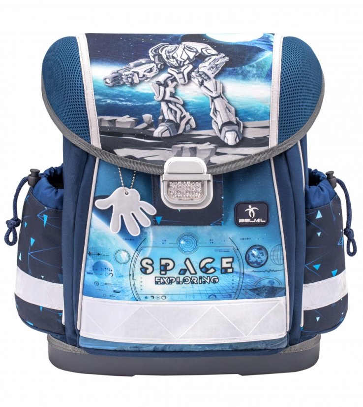Školská taška Belmil 403-13 Classy Space Exploring (set s peračníkom a vreckom) + DARČEK