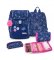 Iskolai hátizsák Belmil Premium 405-73/P Comfy Plus Sapphire (szett táska, 2 tolltartó, tornazsák)
