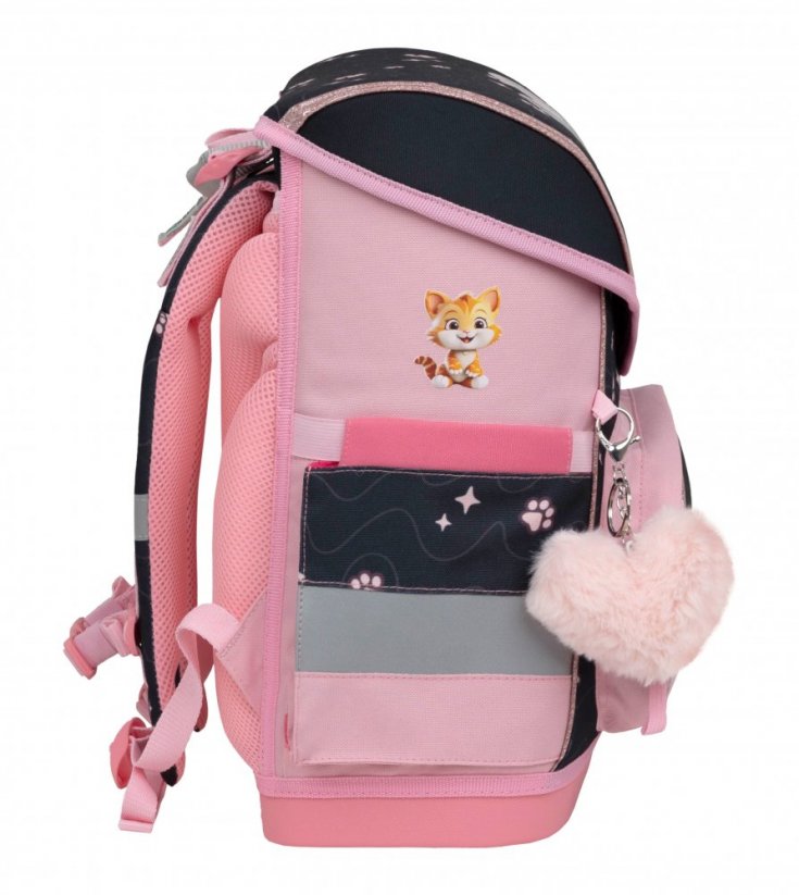 Školská taška Belmil 405-41 Compact Cute Kitten (set s peračníkom a vreckom)