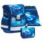 School bag Belmil 403-13 Classy Racing Blue Neon (set with pencil case and gym bag) + GIFT