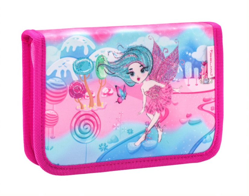 Školní aktovka Belmil 405-33 Mini-Fit Sweet Fairy (set s penálem a sáčkem) + DÁREK