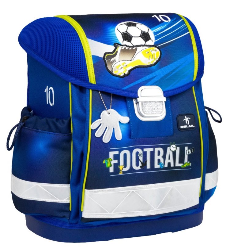 Školní aktovka Belmil 403-13 Classy Kick The Ball (set s penálem a sáčkem) + DÁREK
