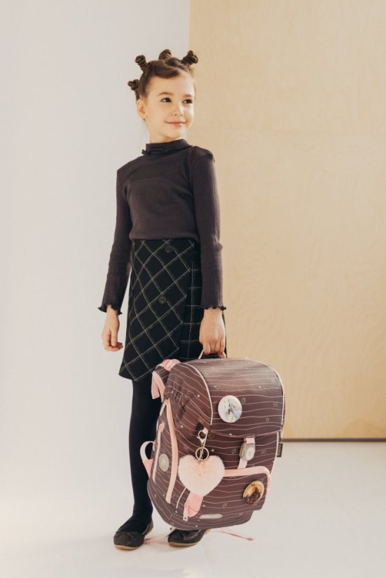 Školní batoh Belmil Premium 405-73/P Comfy Plus Mint (set s penálem, pouzdrem, sáčkem a 6 nálepek)