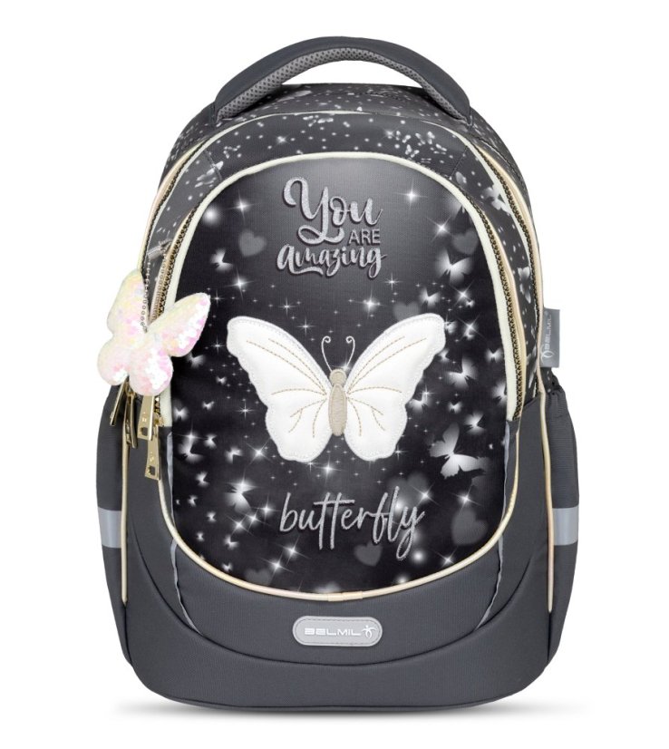 Plecak szkolny Belmil 338-87 Leisure Plus Amazing Butterfly